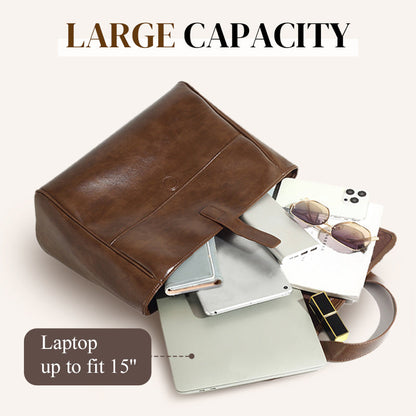 🥰Quality Is Everything💎Vegetable Tanned Cowhide Flap Messenger Bag