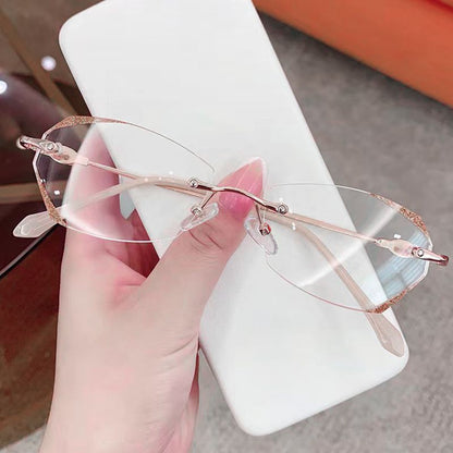 ⏰ Limited time 50% OFF✨Fashion Anti-Blue Light Rimless Reading Glasses