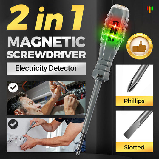 💥HOT SALE 50% OFF💥2-in-1  High Torque Strong Magnetic Screwdriver Electricity Detector