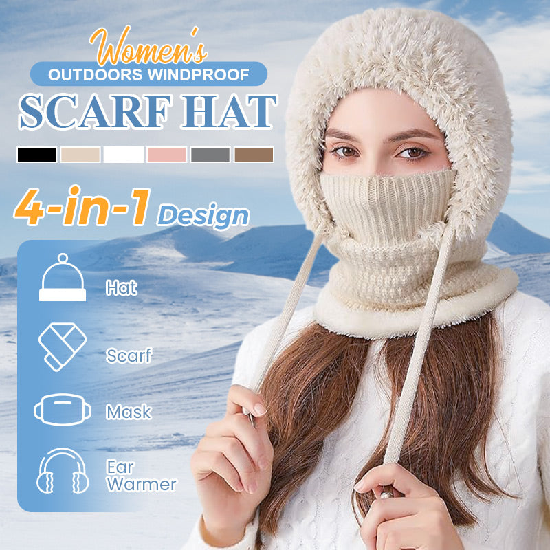 ❄️Winter Special 30% OFF🔥Women's Outdoors Windproof Scarf Hat