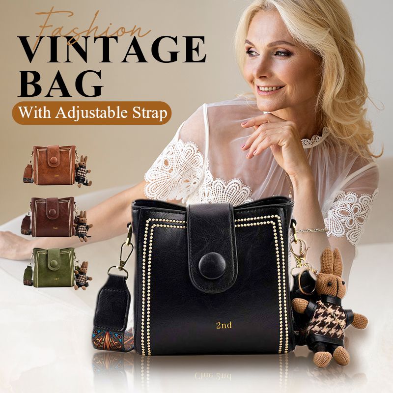 🎅Christmas Specials👜Vintage Fashion Bag with Adjustable Wider Shoulder Strap