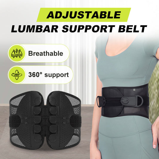 🔥HOT SALE 50% OFF🔥Adjustable Double Pulley Breathable Lumbar Support Shaping Waist Belt