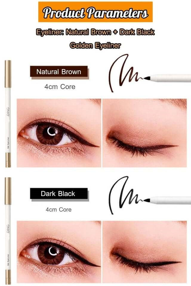 🔥 LIMIT TIME 50% OFF🔥Quick Dry,Waterproof and Sweat Proof Eyeliner