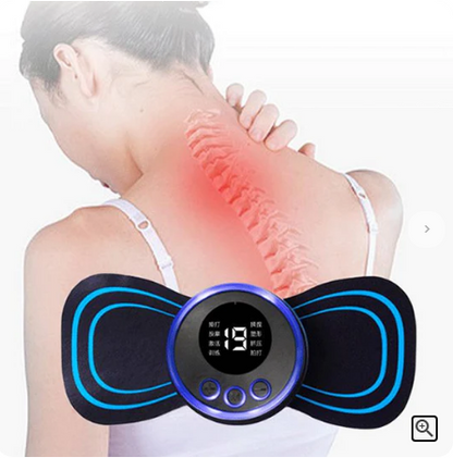 🔥BLACK FRIDAY SALE - 50% OFF🔥Portable Massager with 8 Modes and LCD Screen - Mini Muscle Stimulator for Pain Relief