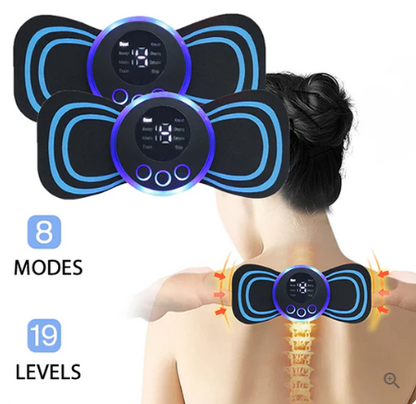 🔥BLACK FRIDAY SALE - 50% OFF🔥Portable Massager with 8 Modes and LCD Screen - Mini Muscle Stimulator for Pain Relief