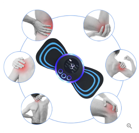 🔥BLACK FRIDAY SALE - 50% OFF🔥Portable Massager with 8 Modes and LCD Screen - Mini Muscle Stimulator for Pain Relief