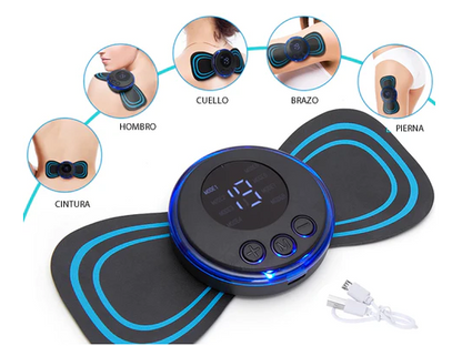 🔥BLACK FRIDAY SALE - 50% OFF🔥Portable Massager with 8 Modes and LCD Screen - Mini Muscle Stimulator for Pain Relief