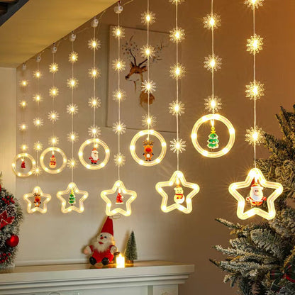 🔥Christmas Sale🔥🎄Festive Cascade Christmas LED String Lights🎄