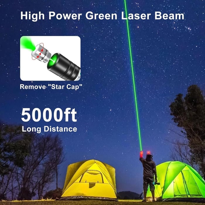 🔦Red and green single-point laser light