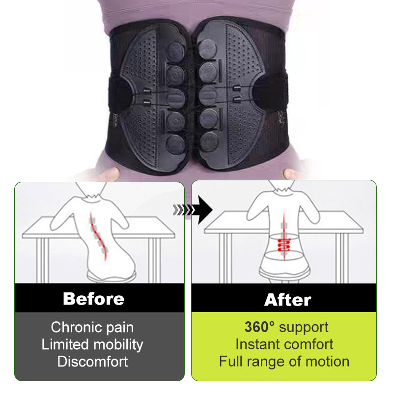 🔥HOT SALE 50% OFF🔥Adjustable Double Pulley Breathable Lumbar Support Shaping Waist Belt