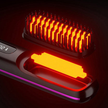 💥HOT SALE 50% OFF💥Wireless Ceramic Heating Hair Straightening Comb🎁FREE SHIPPING