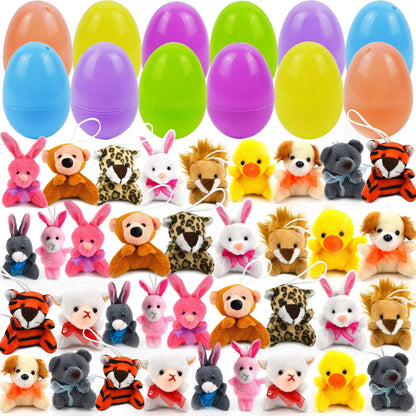 🎁Easter Hot Sale 50% OFF😍Prefilled Easter Eggs, Filled with Plush Animal Toys