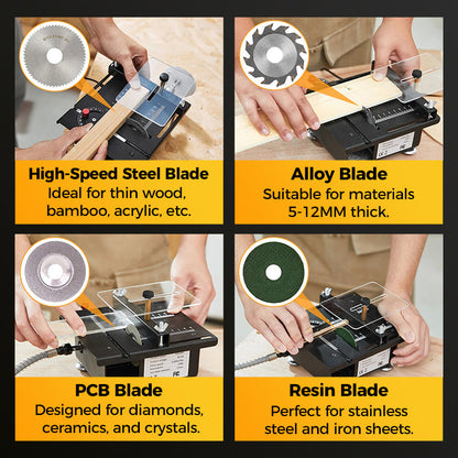 💥Hot Sale 60% OFF⏰Multi-functional Mini Precision Table Saw