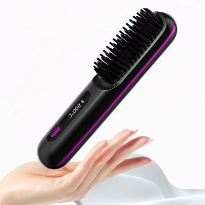 💥HOT SALE 50% OFF💥Wireless Ceramic Heating Hair Straightening Comb🎁FREE SHIPPING