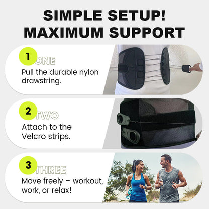 🔥HOT SALE 50% OFF🔥Adjustable Double Pulley Breathable Lumbar Support Shaping Waist Belt