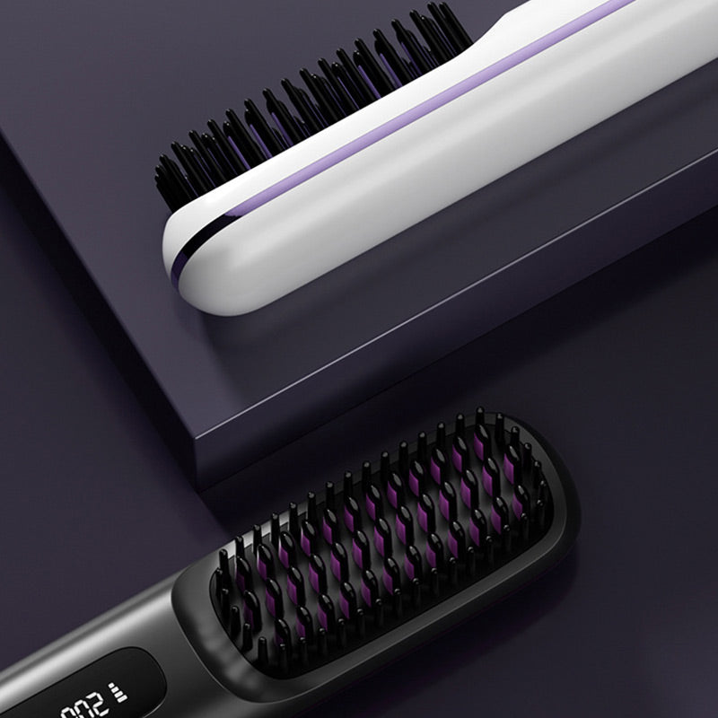 💥HOT SALE 50% OFF💥Wireless Ceramic Heating Hair Straightening Comb🎁FREE SHIPPING