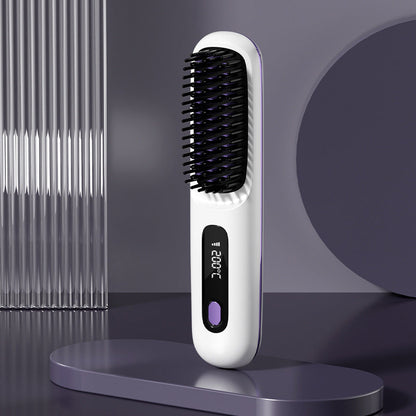 💥HOT SALE 50% OFF💥Wireless Ceramic Heating Hair Straightening Comb🎁FREE SHIPPING