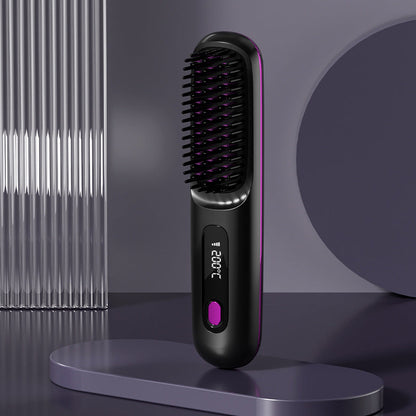 💥HOT SALE 50% OFF💥Wireless Ceramic Heating Hair Straightening Comb🎁FREE SHIPPING