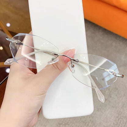 ⏰ Limited time 50% OFF✨Fashion Anti-Blue Light Rimless Reading Glasses