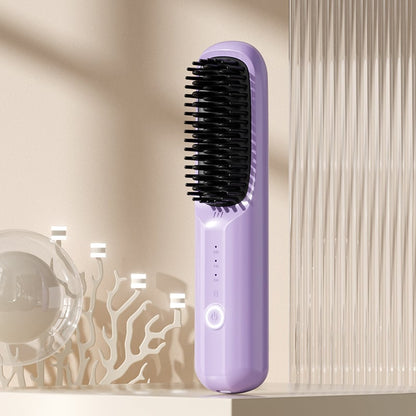 USB Cordless Negative Ion Hair Straightening Comb