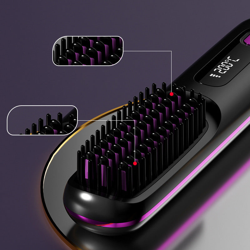 💥HOT SALE 50% OFF💥Wireless Ceramic Heating Hair Straightening Comb🎁FREE SHIPPING