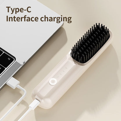 USB Cordless Negative Ion Hair Straightening Comb