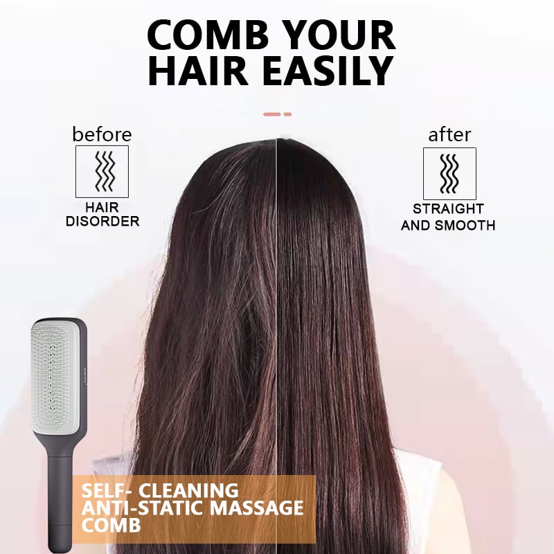 🥰Valentine's Day Special 50% OFF🎀Self-Cleaning Anti-Static Massage Comb