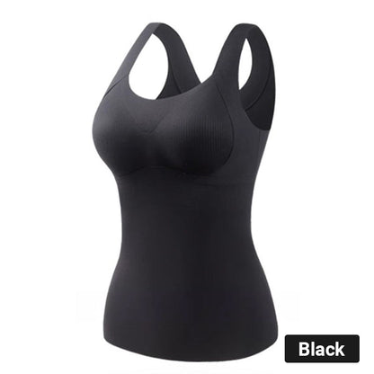 🎊Buy 1 get 1 free Christmas Pre-sale🎊[Women’s Gift] Women's Thermal Tank Tops With Built-in Bra