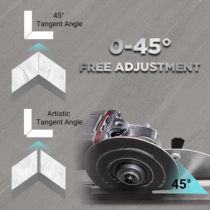 🛠️Angle Grinder Stand for Tile 45° Chamfer Cutting