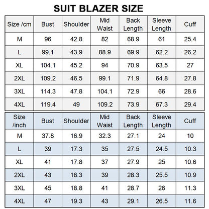 Men’s Breathable Linen Formal Suit Blazer and Pants 2-piece Set