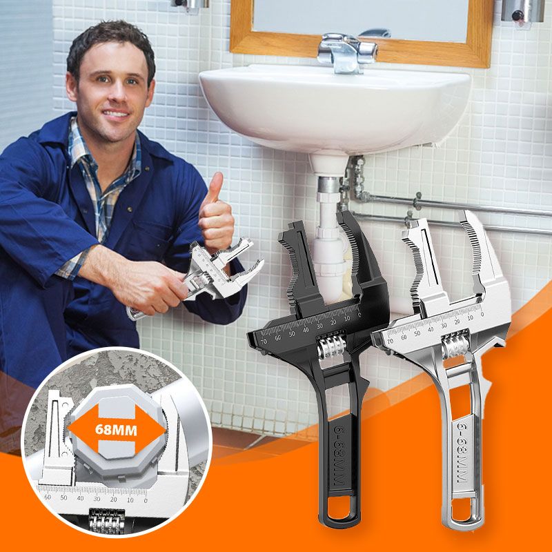 🔥Limit Time 50% OFF🔥Reversible Sink Wrench with 6-68mm Jaw Opening