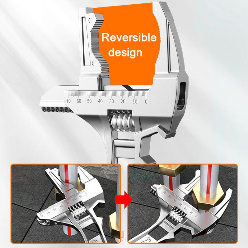 🔥Limit Time 50% OFF🔥Reversible Sink Wrench with 6-68mm Jaw Opening