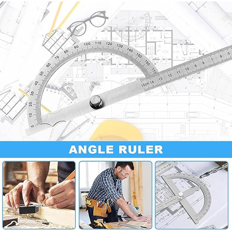 🔥Hot Sale 50% OFF✅Multi-function 2-in-1 Ruler Protractor