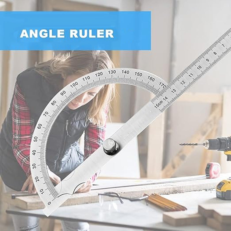 🔥Hot Sale 50% OFF✅Multi-function 2-in-1 Ruler Protractor