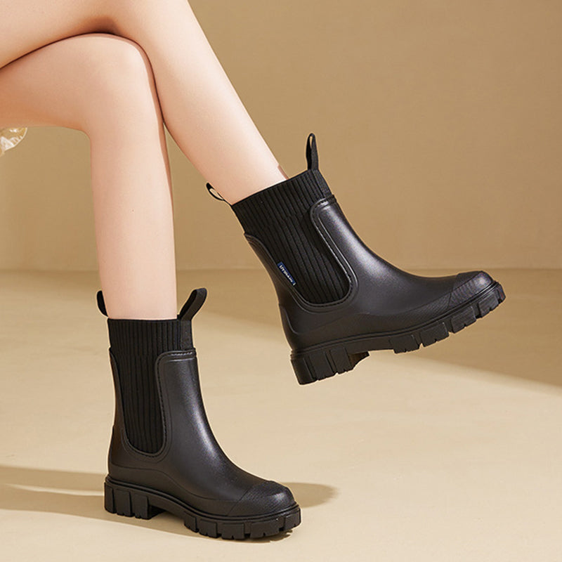 🔥HOT SALE 50% OFF☔️Waterproof Non-Slip Thick Sole Mid-Calf Boots🎁FREE SHIPPING