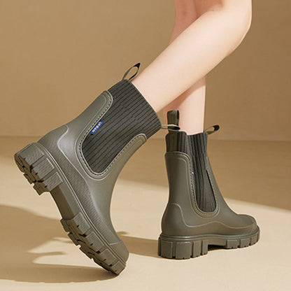 🔥HOT SALE 50% OFF☔️Waterproof Non-Slip Thick Sole Mid-Calf Boots🎁FREE SHIPPING