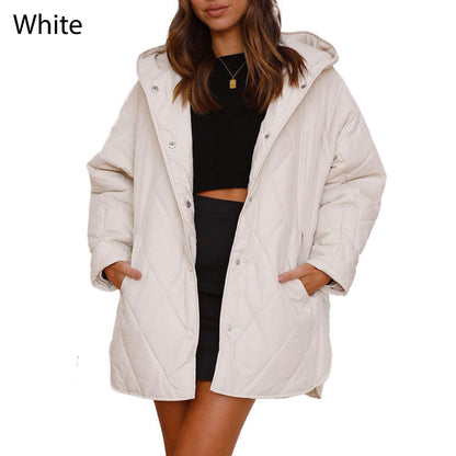 🌸Autumn sale🌸Limited time 60% DISCOUNT💕Women's Winter Trendy Lightweight Hooded Quilted Jacket