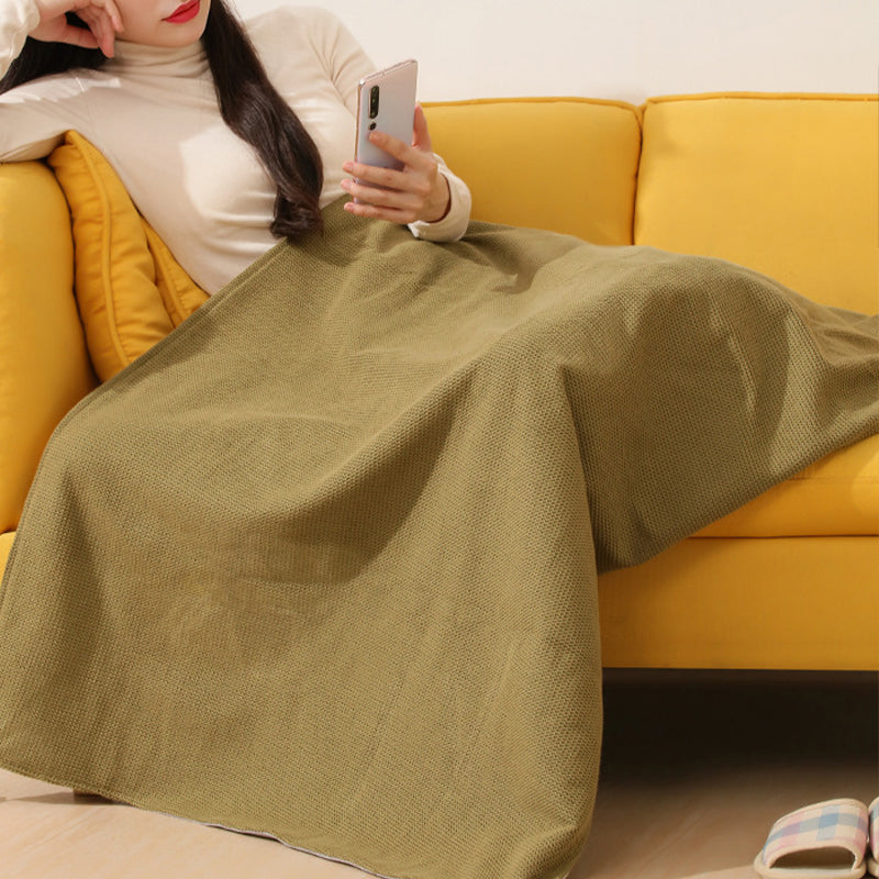 🎅Christmas Specials❄️Portable Soft Zipper Electric Heated Blanket Shawl🌞