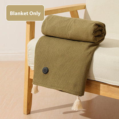 🎅Christmas Specials❄️Portable Soft Zipper Electric Heated Blanket Shawl🌞