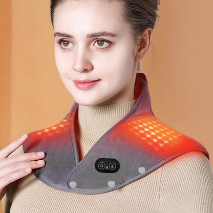 🔥This week's special price: ￡19.99!!🔥Electric Neck and Shoulder Heating Pad with Vibration