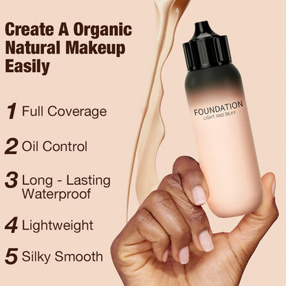 🔥Hot Sale 50% OFF🔥Lightweight Waterproof Long-Lasting Natural Finish Foundation