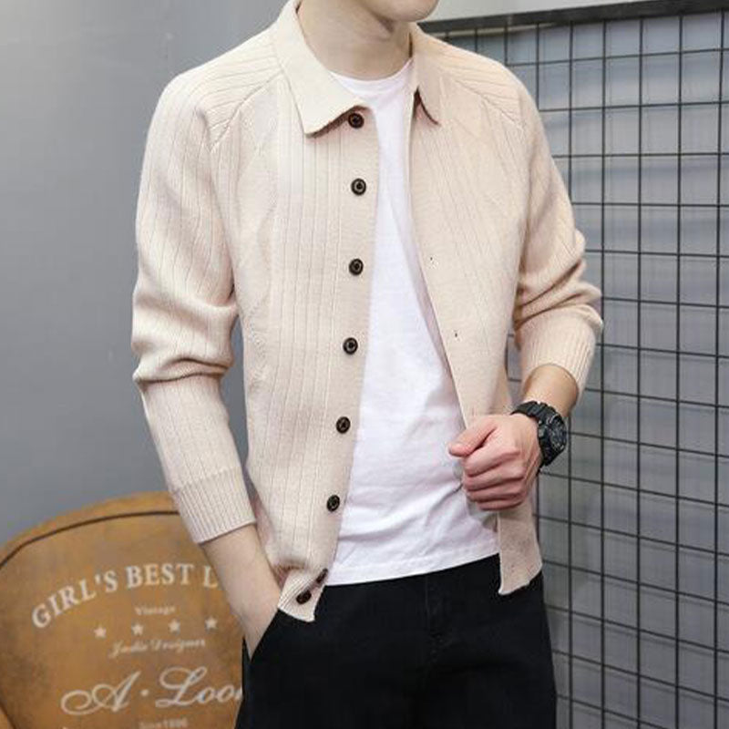 🎅Christmas Special 50% off🎁Men's Casual Lapel Knitted Cardigan