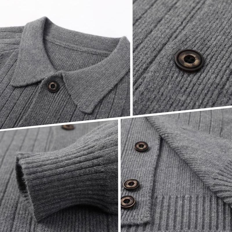 🎅Christmas Special 50% off🎁Men's Casual Lapel Knitted Cardigan