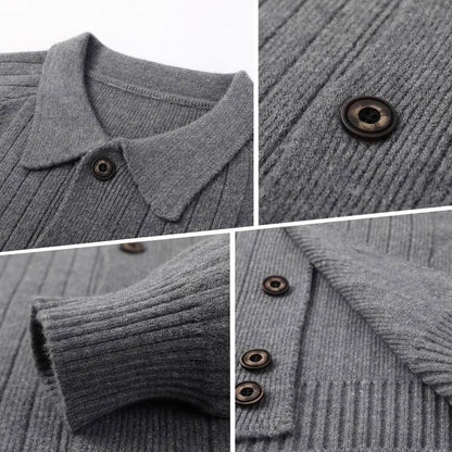 🎅Christmas Special 50% off🎁Men's Casual Lapel Knitted Cardigan