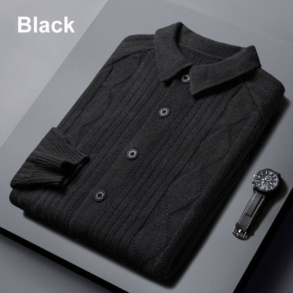 🎅Christmas Special 50% off🎁Men's Casual Lapel Knitted Cardigan