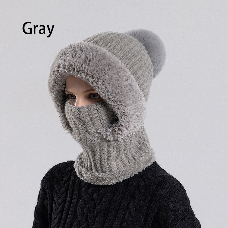 🎅Christmas Specials🎁Women's Winter One-Piece Knitted Beanie Scarf Mask