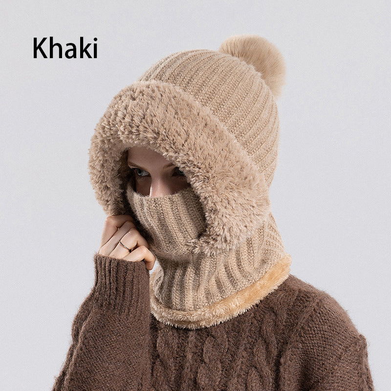 🎅Christmas Specials🎁Women's Winter One-Piece Knitted Beanie Scarf Mask