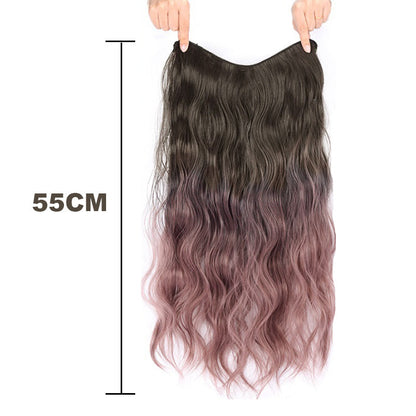 🎁Christmas Limited Time Offer🌈Gradient Color Curly Wig Piece#hair