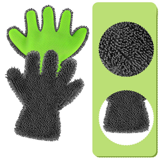 🔥Hot Sale 50% OFF🔥Double sided five finger car wash gloves