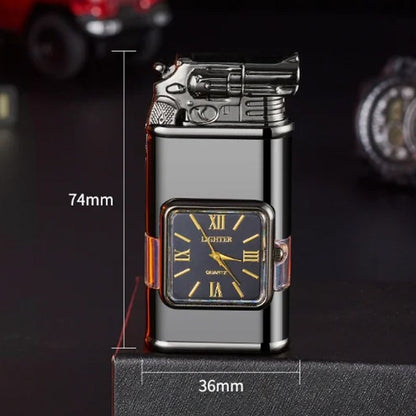 🔥Valentine's Day Sale 50% OFF🔥Windproof Lighter Vintage Watch Bezel Jet Flame Torch